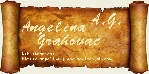 Angelina Grahovac vizit kartica